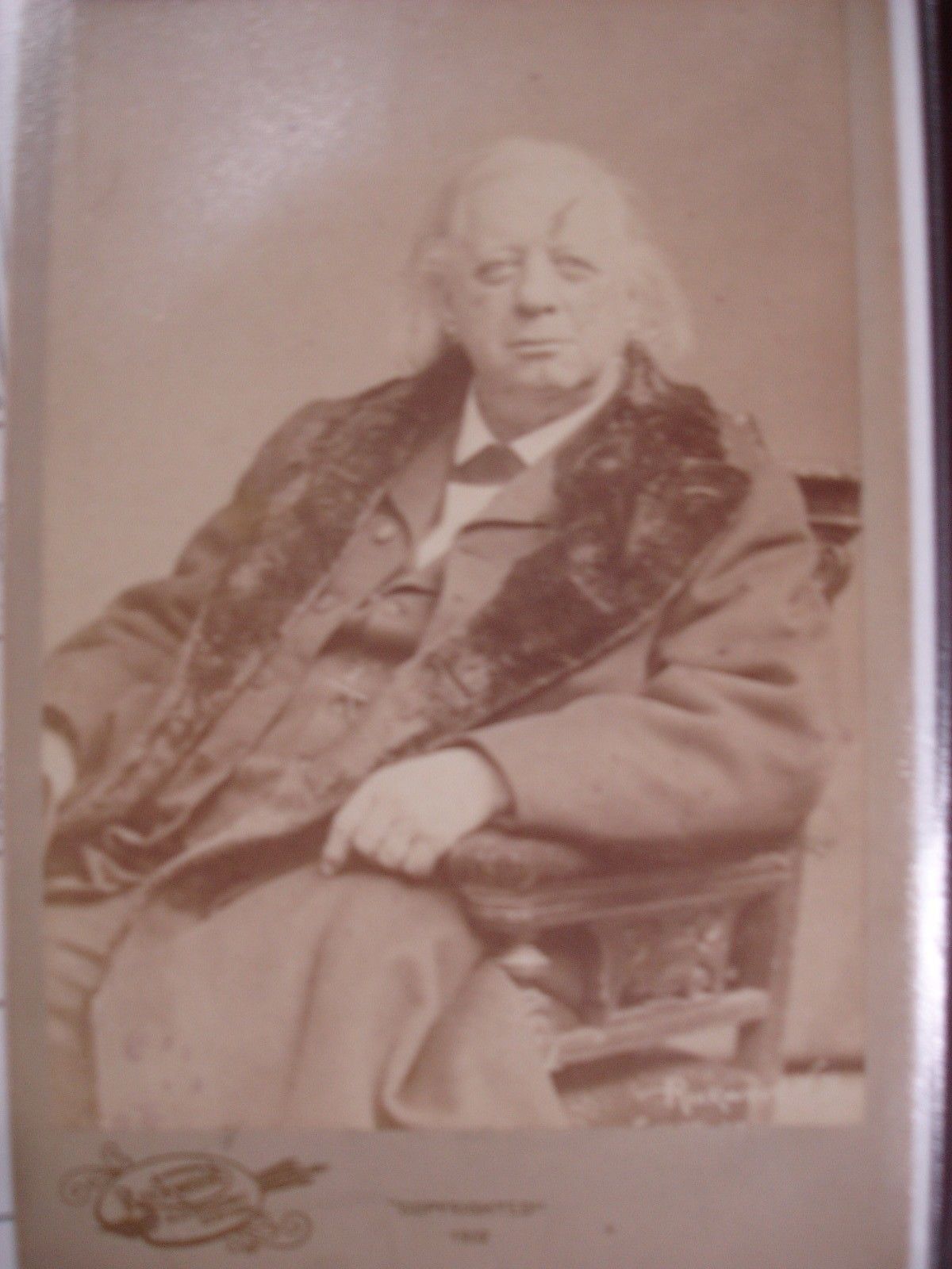 Henry Ward Beecher 1902 Unsigned Photo - Bible