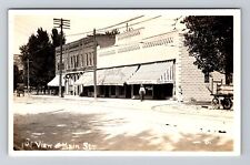 Montpelier IN-Indiana RPPC, South Main Street, Ice Cream Shop, c1915 Postcard picture