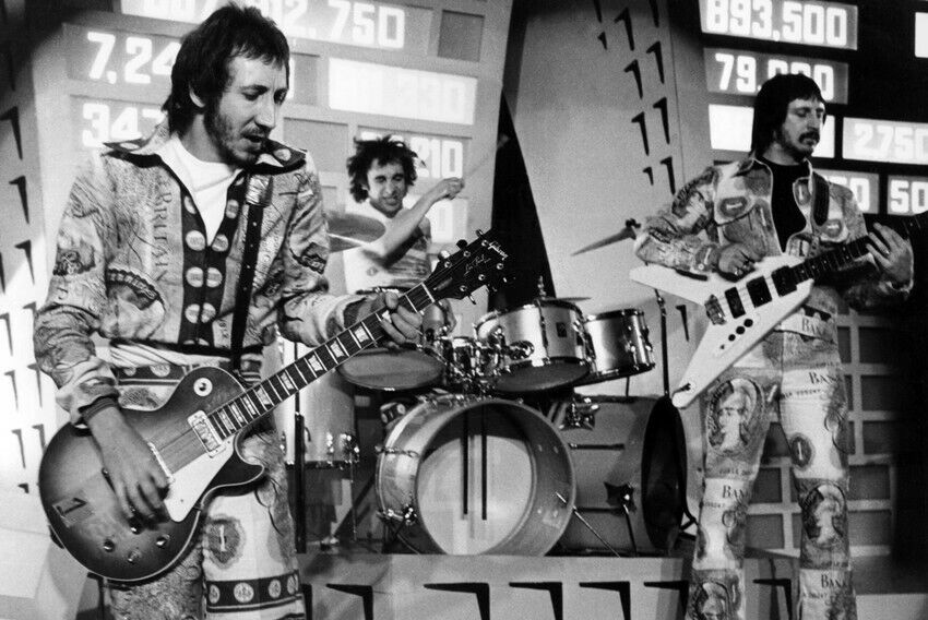 PETE TOWNSHEND KEITH MOON JOHN ENTWISTLE TOMMY 24X36 POSTER WITH GUITARS