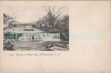 Williamsville NY - BRIDGE & WATER FALL - Postcard Erie County picture