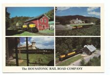 Canaan CT Postcard Connecticut Housatonic Railroad Co RR Train picture