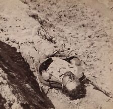Dead Confederate Soldier Petersburg Taylor & Huntington Civil War Stereoview picture