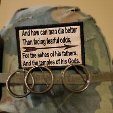 How Can Man Die Better Morale Patch Tactical Military Army Hook Flag USA picture