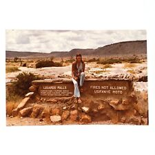 Lugards Falls Hippie Girl Photo 1980s Tsavo East National Park Kenya Woman A4361 picture