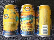 NEW EMPTY KONA BREWING MAI TIME Isle Wheat Craft Beer12oz Ribbed Neck Can Hawaii picture