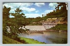 Dover OH- Ohio, Dover Dam, Muskingum Conservancy District, Chrome Postcard picture