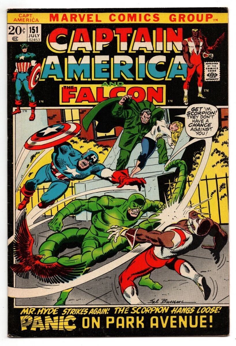 Captain America #151 Mr. Hyde / Scorpion (1972)
