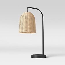 Addison Rattan Table Lamp Brown (Includes LED Light Bulb) - Threshold picture