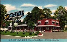 postcard Hi-way Motel Fairfax Virginia B2 picture