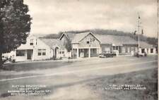 WOODBURY, CT ~ AUCTION RENDEZVOUS & GIFT SHOP, CAR COLLOTYPE PUB ~ 1930-40s picture