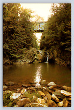 Vintage Postcard Halpin Bridge Middlebury Vermont picture