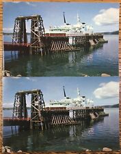Prince Rupert, B.C. Canada Ferry Postcards, 2 Unposted Vintage Cards picture