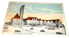 FEBRUARY 1921 TRRA ST. LOUIS UNION STATION POST CARD picture