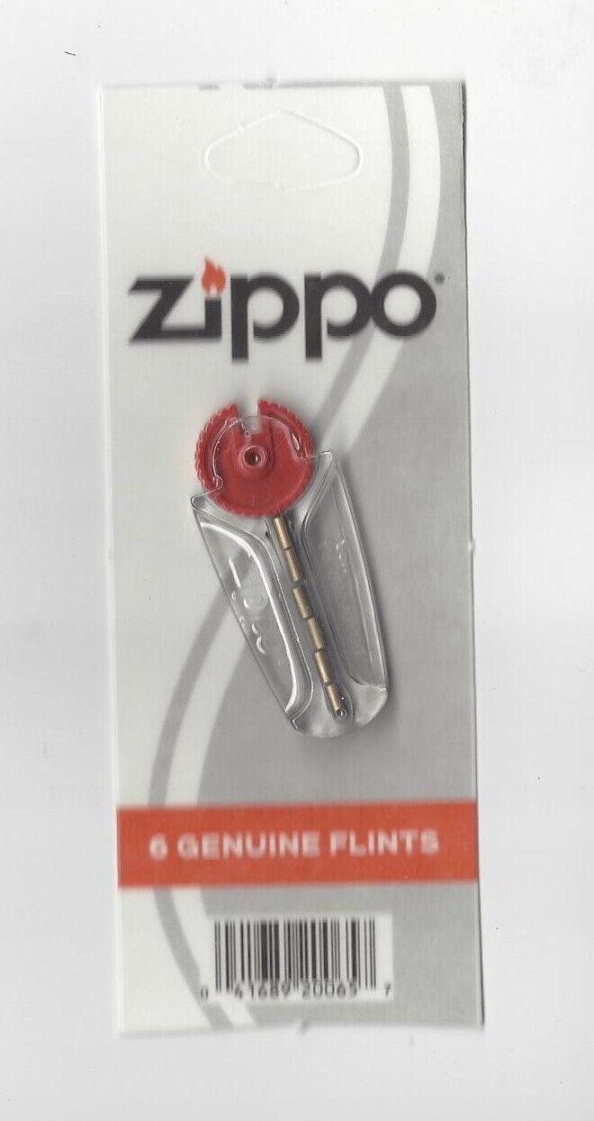 Genuine Zippo Lighter Flint, 1 pack (6 piece) For most lighters, USA SHIPPER