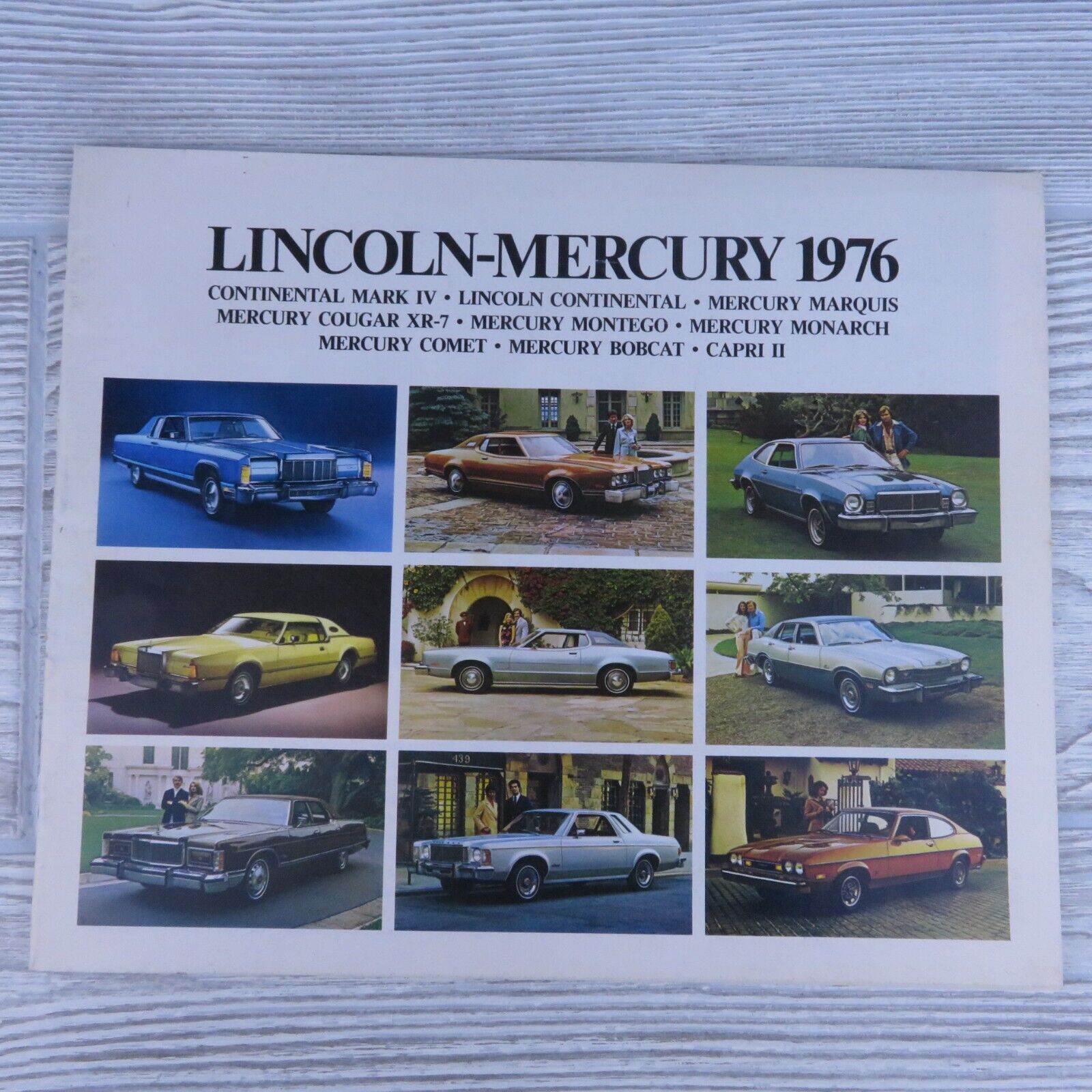 Lincoln-Mercury - All Models - 1976 - Brochure/Catalog - Dealership - Color VTG