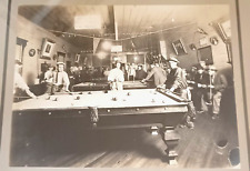 Idaho Billiards Pool Hall Brunswick Tables Antique 1910s Framed Photo MWA IOOF picture