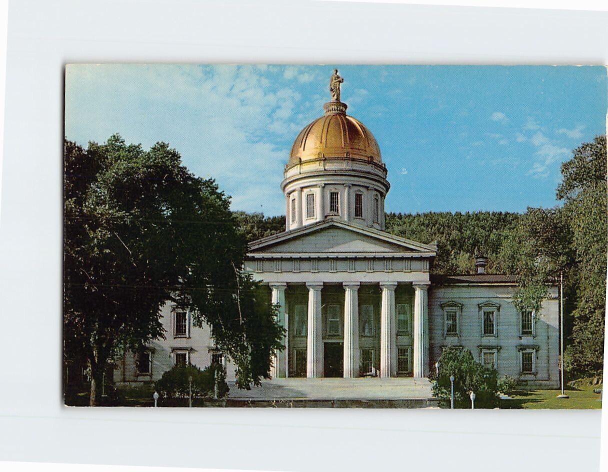 Postcard Vermont State Capitol Montpelier Vermont USA