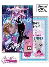 Spider-Gwen Ghost-Spider #1 PRESALE J Scott Campbell SIGNED Variant LTD 3000 COA picture
