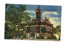 Vintage Postcard  GEORGIA    CITY HALL, BRUNSWICK BUILT  1889    LINEN  UNPOSTED picture