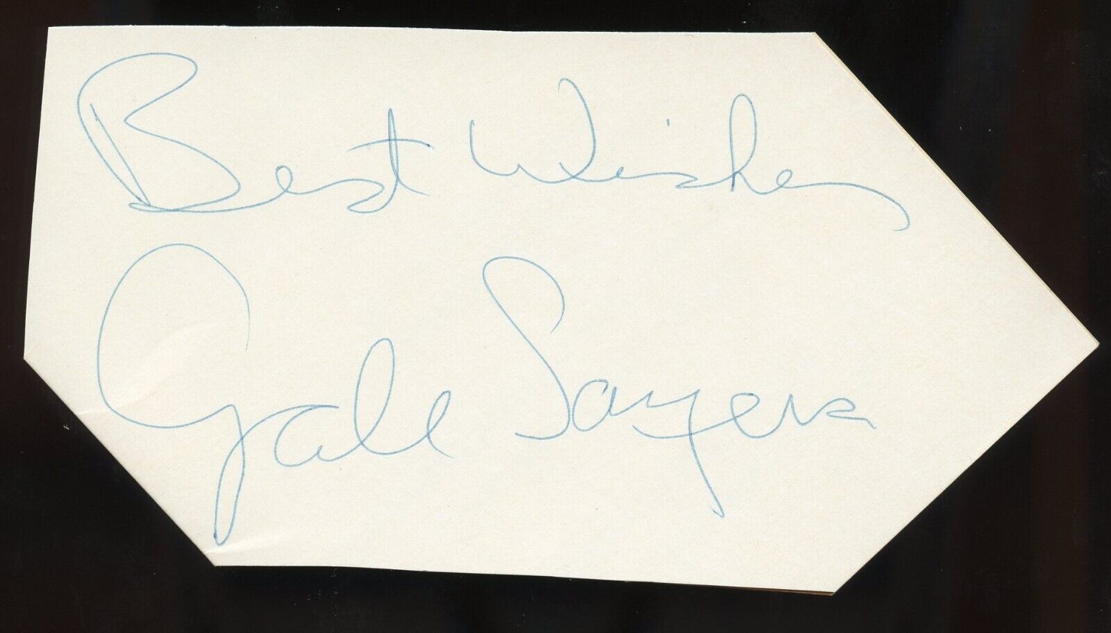 Gale Sayers signed autograph auto 3x6.5 cut Football Player BAS Stickered