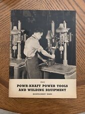 1943 Montgomery Ward Power Kraft Power Tools And Manzel Lubricator Catalogs picture