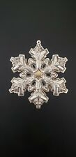 GORHAM STERLING SILVER & GOLD FILLED YEARMARK 1985 CHRISTMAS ORNAMENT picture