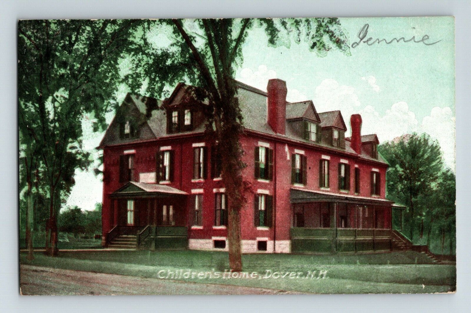 a9  Vintage Postcard Childrens Home Dover NH 197a