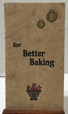 Antique GILSTER MILLING CO Recipe Cook Book - Chester Illinois GILSTERS FLOUR picture