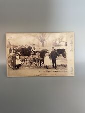 Round Rock Texas FLOYD  Family Cabinet Card Antique 1800’s 6”x 4” picture