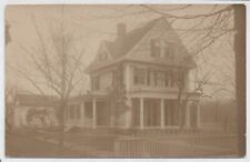 Hartford, CT House, RPPC, Postcard, Divided Back, Unposted, AZO 4 stamp box 1907 picture