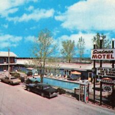 Sandman Motel AAA VT Shelburne Vermont UNP Chrome Autos New England Postcard picture