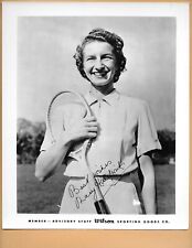 Mary Hardwick Womens Tennis Champ 1940s Wilson Advisory Staff Publicity photo picture