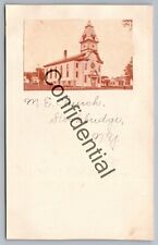 Handmade Postcard Of The ME Methodist Church At Stockbridge New York J267 picture
