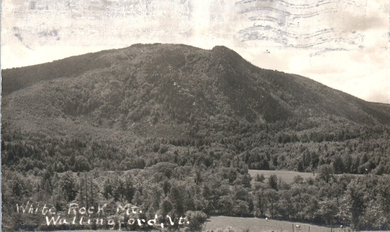 Wallingford Vermont VT White Rocks 1948 RPPC Real Photo Postcard