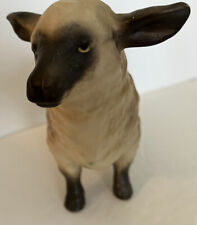 Vintage Lefton 454 Berkshire Sheep Figurine 6-1/4” w/Original Sticker picture