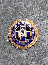 Maine School Of Practical Nursing Waterville 1964 10k 5.06gr Gold Pin Pre-owned picture