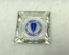 Vintage Glass Ashtray The Infantry Center Fort Benning Georgia GA picture