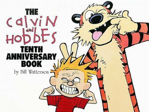 Calvin & Hobbes Books, Tenth Anniversary Book - Paperback - GOOD