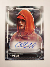 2021 Topps Star Wars Battle Plans Auto Candice Orwell as Yane #A-CO Auto Je picture