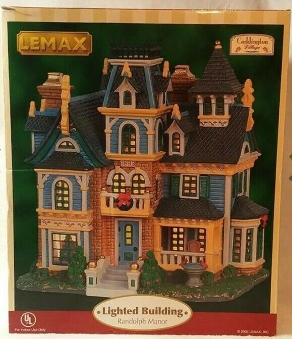 2006 Lemax Randolph Manor Lighted Building Christmas Village NEW IN BOX