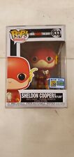 Funko Pop Big Bang Theory Sheldon Cooper As The Flash 833 Official SDCC sticker picture