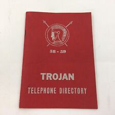 Athens, GA High School Telephone Directory 58-59 Trojans EUC picture