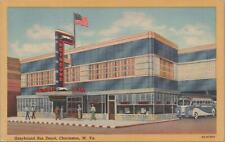 Postcard Greyhound Bus Depot Charleston W VA  picture
