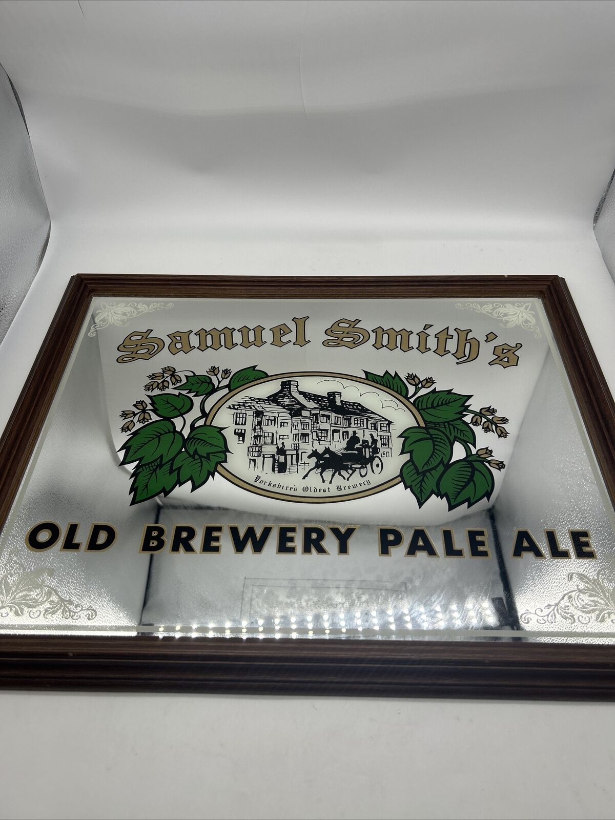 Samuel Smith's Old Brewery Pale Ale Beer Framed mirror / Rare