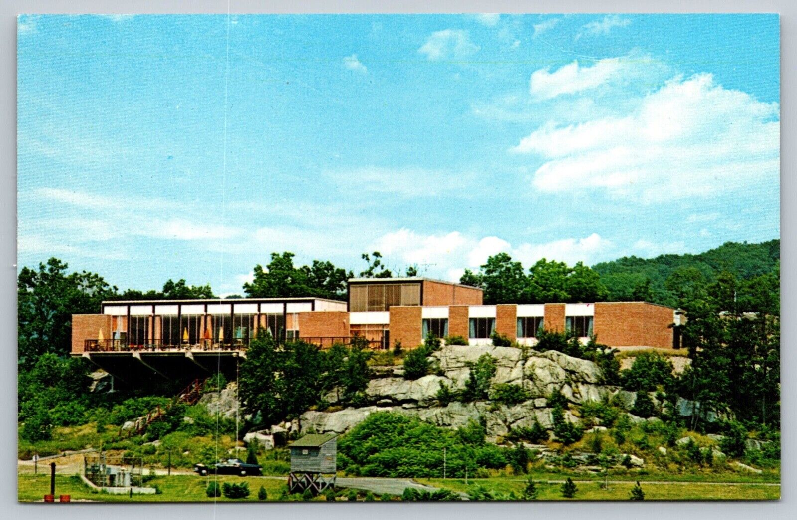 Groton CT Dellessandro Hall Naval Submarine Base Connecticut Vintage Postcard