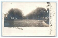 1906 Colchester CT Real Photo Postcard RPPC South Main St. Scene Cancel Postmark picture
