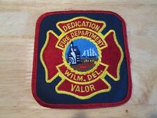 Wilmington, Delaware, Fire Department Uniform Shoulder Patch: firefighter picture
