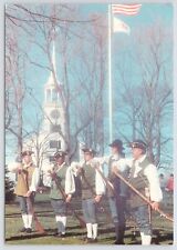 Westford Massachusetts~First Meeting House~Minutemen~Continental Postcard picture