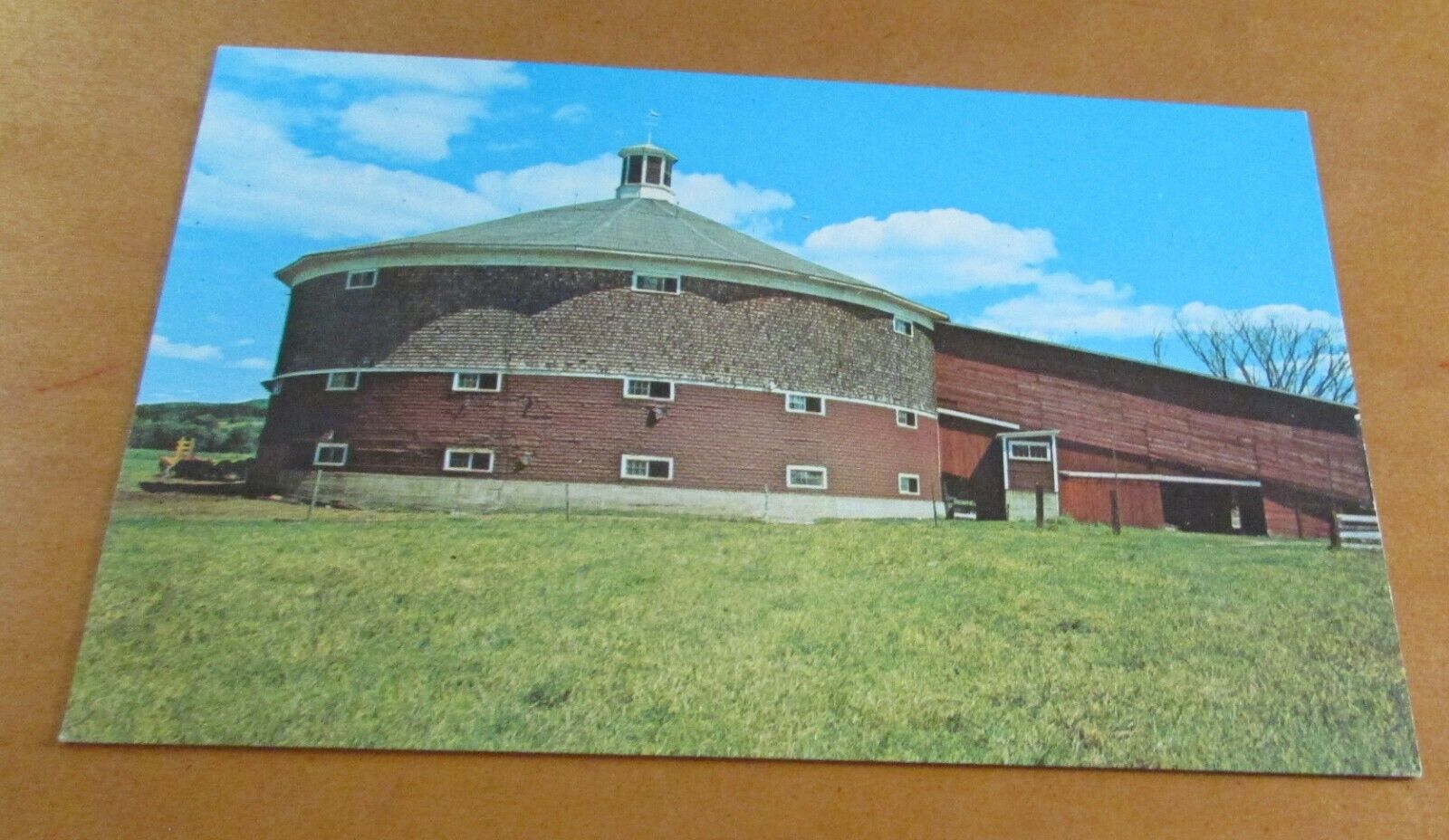 NEWBURY, VERMONT--[Old Postcard-Early 1900]--THE ROUND BARN