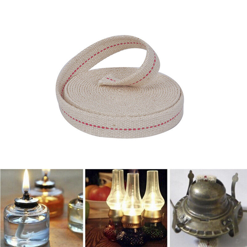 15ft 3/4\' Flat Cotton Oil Lamp Wick Roll For Oil Lamps Lanterns _zrÖÖ